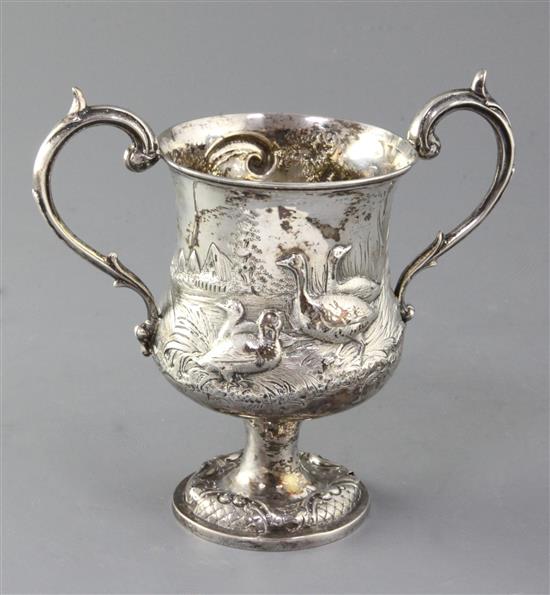 A Victorian silver two handled cup by Henry Holland, 7 oz.